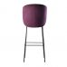 Стул дизайнерский барный Lilo (Лило) винный вельвет