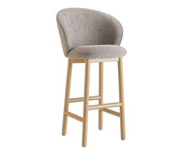 Стул деревянный дизайнерский барный Stitch (Стич) натуральный ясень / Vouge 14 Стул деревянный дизайнерский барный Stitch (Стич) натуральный ясень / Vouge 14