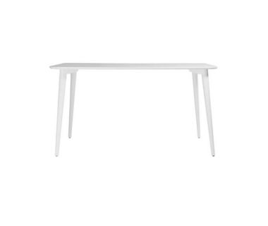 Дизайнерський стильний стіл Dan 140 х 80 білий, преміум, ручна робота