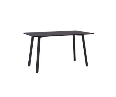 Дизайнерський стильний стіл Horik 140 х 80 чорні ноги / чорний дуб, преміум, ручна робота