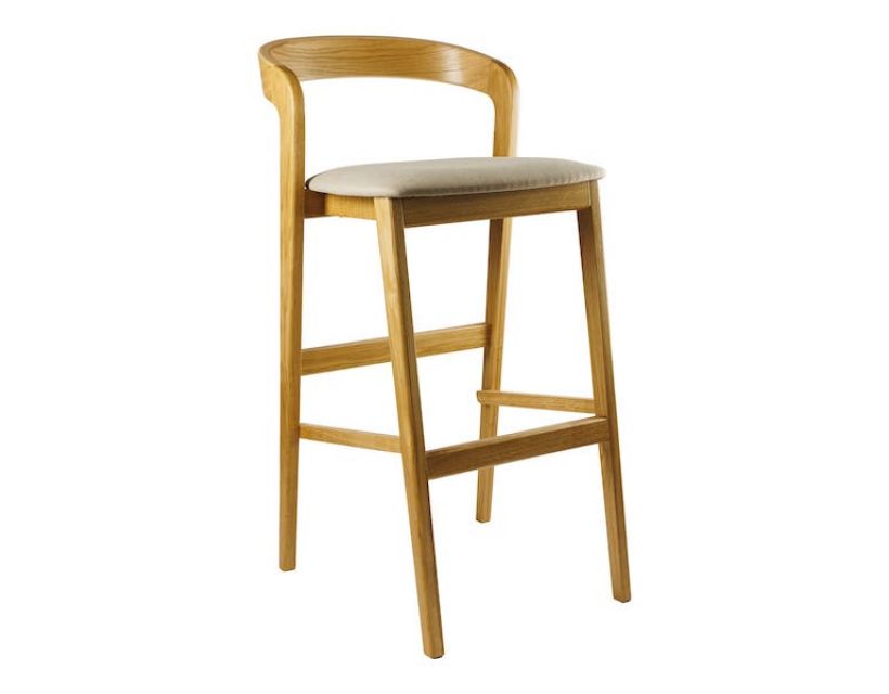 Дизайнерский стильный барный стул Floki New натуральный дуб, премиум, ручная работа