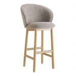 Стілець дерев'яний дизайнерський барний Stitch (Стіч) натуральний ясен / Vouge 14