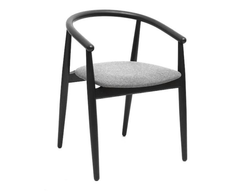 Дизайнерский стильный стул Mamont черный / Austin 19, премиум, ручная работа