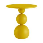 Столик кавовий дизайнерський Bolla (Бола) ексклюзив 2 жовтий RAL 1004 МДФ