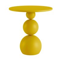 Столик кофейный дизайнерский Bolla (Бола) эксклюзив 2 желтый RAL 1004 МДФ