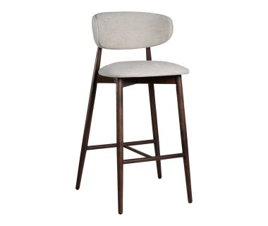 Стул деревянный дизайнерский барный Panda New (Панда Нью) темный орех / Superior 02