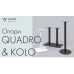 Опора для столу Quadro h-725 400х400 / 8 мм чорна