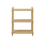 Дизайнерская стильная полка Dao 1-3 натуральный дуб, премиум, ручная работа