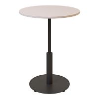 Дизайнерський стильний стіл Ibiza R light d-60 чорний метал / кашемір ДСП, преміум, ручна робота