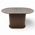 Стіл дизайнерський овальний розкладний B-WOOD (Б-Вуд) 200х90-100+40