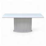 Стіл дизайнерський прямокутний розкладний Shark (Шарк) 180х80-90+40