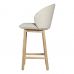 Стілець дерев'яний дизайнерський барний Stitch (Стіч) натуральний ясен / Magenta 13