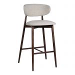 Стул деревянный дизайнерский барный Panda New (Панда Нью) темный орех / Superior 02