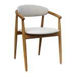 Дизайнерский стильный стул Mamont soft натуральный дуб, премиум, ручная работа