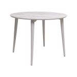 Дизайнерский стильный стол Dan d-100 HPL Arpa 3346 Ker/белый, премиум, ручная работа