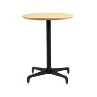 Дизайнерський стильний стіл Leo d-70 чорний, преміум, ручна робота