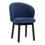 Стул деревянный дизайнерский Stitch (Стич) черный / Magenta 06