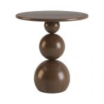 Столик кавовий дизайнерський Bolla (Бола) ексклюзив 2 темний горіх