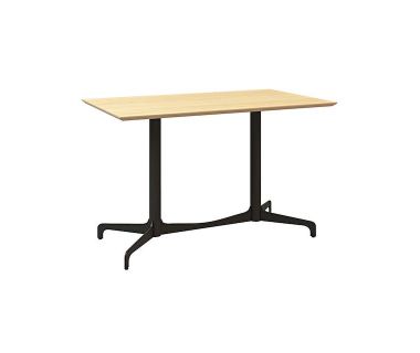 Дизайнерський стильний стіл Leo Double 120 х 70 чорний, преміум, ручна робота