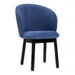 Стілець дерев'яний дизайнерський Stitch Comfort (Стіч Комфорт) чорний / Magenta 06