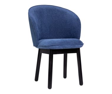 Стул деревянный дизайнерский Stitch Comfort (Стич Комфорт) черный / Magenta 06