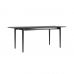 Стіл розкладний дизайнерський Silva (Сільва) з дерева 160+40 x 80 чорний