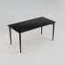 Стіл розкладний дизайнерський Silva (Сільва) з дерева 160+40 x 80 чорний