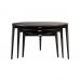 Комплект журнальных столиков Oreo (Орео) (S, M, L) черный дуб