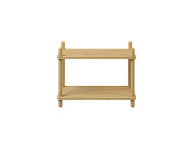 Дизайнерская стильная полка Dao 1-2 натуральный дуб, премиум, ручная работа