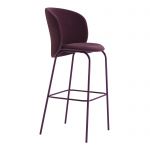 Стул дизайнерский барный Lilo (Лело) Exclusive Deep Plum