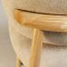 Дизайнерський стильний стілець напівбарний Panda натуральний ясен, преміум, ручна робота