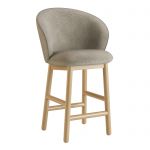 Стілець дерев'яний дизайнерський напівбарний Stitch (Стіч) натуральний ясен / Node 07