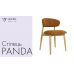 Дизайнерский стильный стул Panda темный орех / Magenta 13, премиум, ручная работа