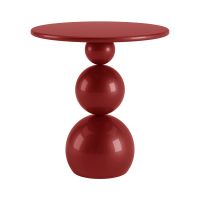 Столик кавовий дизайнерський Bolla (Бола) ексклюзив 2 червоний суперглянець МДФ