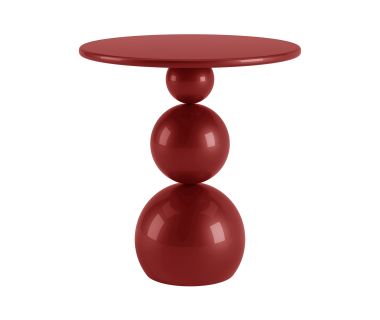 Столик кофейный дизайнерский Bolla (Бола) эксклюзив 2 красный суперглянец МДФ