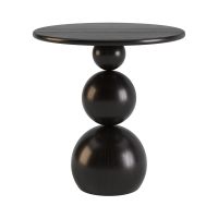 Столик кофейный дизайнерский Bolla (Бола) эксклюзив 2 ясень черный