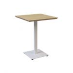 Дизайнерский стильный кофейный стол Tetra mini h-60 белый, премиум, ручная работа