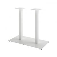 Опора для столу Quadro Double h-725 450х900 / 8 мм біла