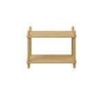 Дизайнерская стильная полка Dao 1-2 натуральный дуб, премиум, ручная работа