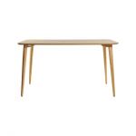 Дизайнерский стильный стол Dan 140х80 натуральный дуб, премиум, ручная работа