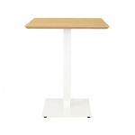 Дизайнерский стильный стол Tetra 60х60 белый, премиум, ручная работа