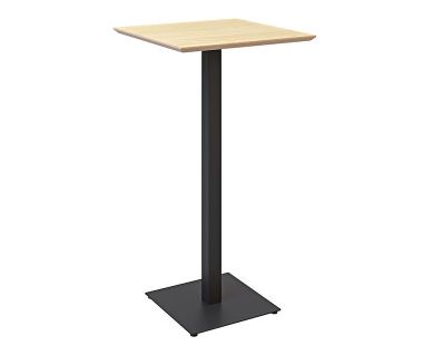 Дизайнерский стильный стол Tetra bar 50х50 черный, премиум, ручная работа