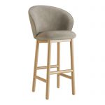 Стілець дерев'яний дизайнерський барний Stitch (Стіч) натуральний ясен / Node 07