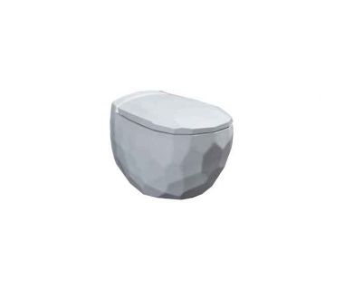 Унитаз подвесной EGE VITRIFIYE Diamas 87303W White с функцией биде с сиденьем Soft Close дюропласт