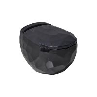 Унитаз подвесной EGE VITRIFIYE Diamas 87303B Black с сиденьем Soft Close дюропласт