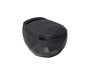 Унітаз підвісний EGE VITRIFIYE Diamas 87303B Black з сидінням Soft Close дюропласт