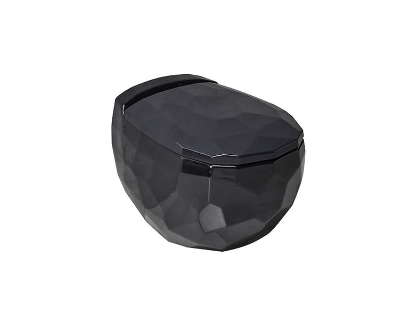 Унитаз подвесной EGE VITRIFIYE Diamas 87303B Black с сиденьем Soft Close дюропласт