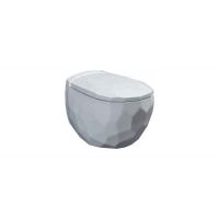 Унітаз підвісний EGE VITRIFIYE Diamas 87303W White з функцією біде з сидінням Soft Close дюропласт