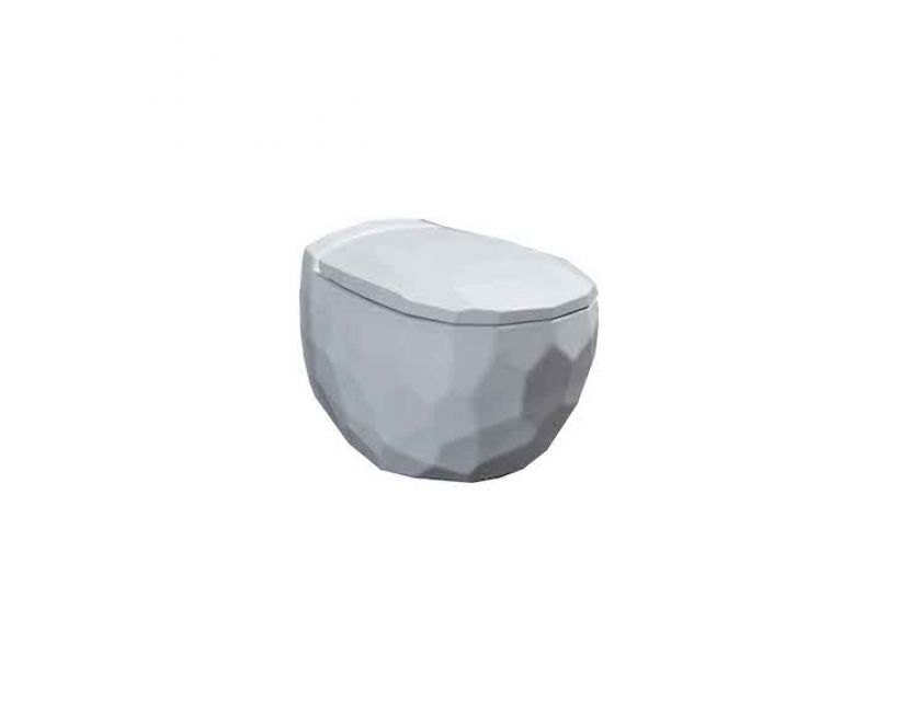 Унітаз підвісний EGE VITRIFIYE Diamas 87303W White з функцією біде з сидінням Soft Close дюропласт