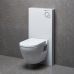 Стеклянная инсталляция для подвесных унитазов Ege Vitrifiye White EVB3291